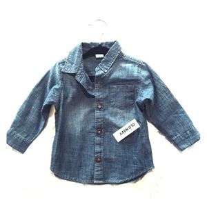 Toddler Denim dress shirt. NWT.